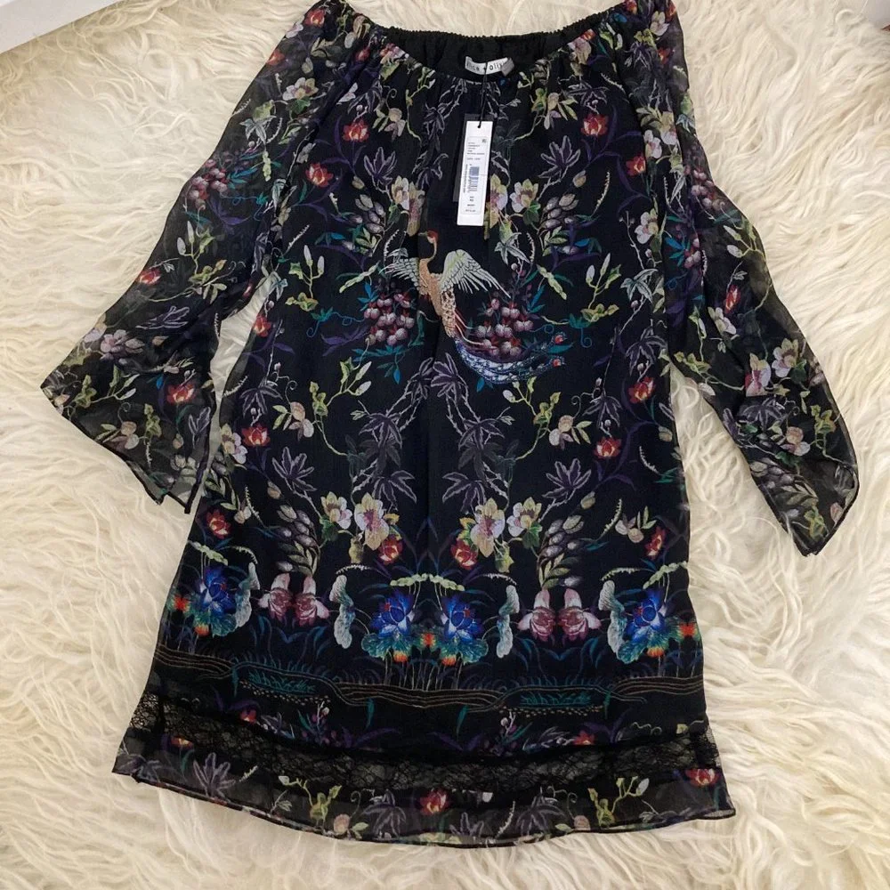 ALICE + OLIVIA Floral Print Mini Dress - Picture 2 of 11